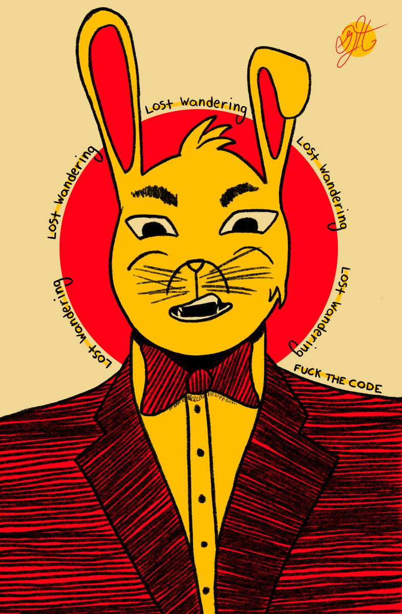 Bear (The Wandering Rabbit) Print – Lost Wandering